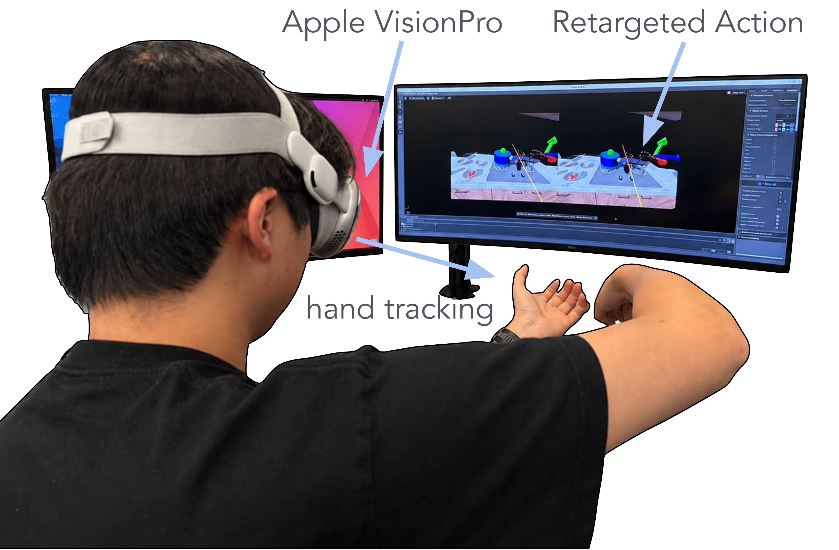DexVerse VR teleoperation data-collection system